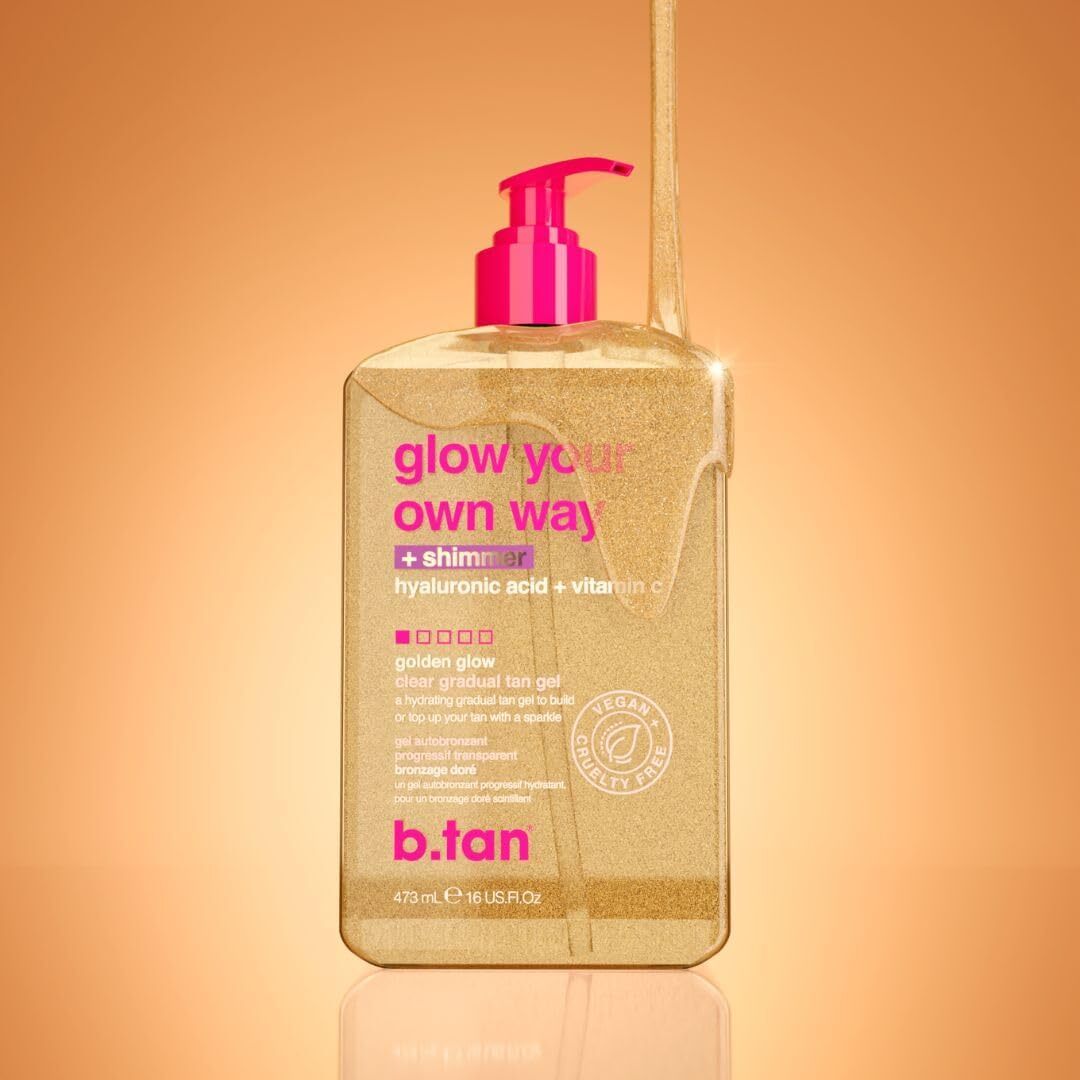 B Tan Glow Your Own Way Golden Glow Clear Gradual Tan Gel