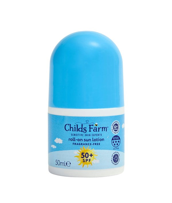 Childs Farm Fragrance Free Roll On Sun Lotion 50 SPF 50ml