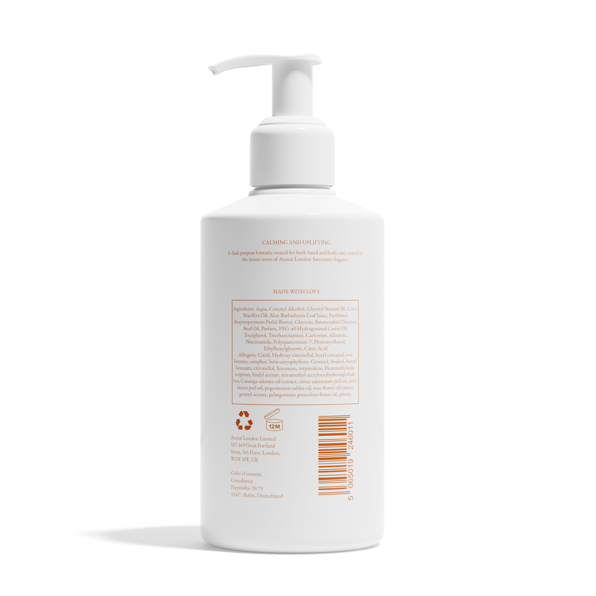 Sanctuary Hand & Body Lotion
