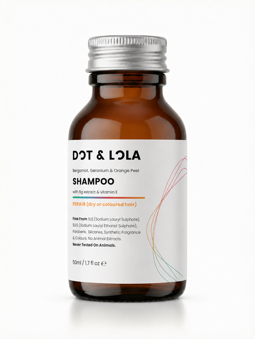 Plant-Based Repair Shampoo for Damaged or Coloured Hair