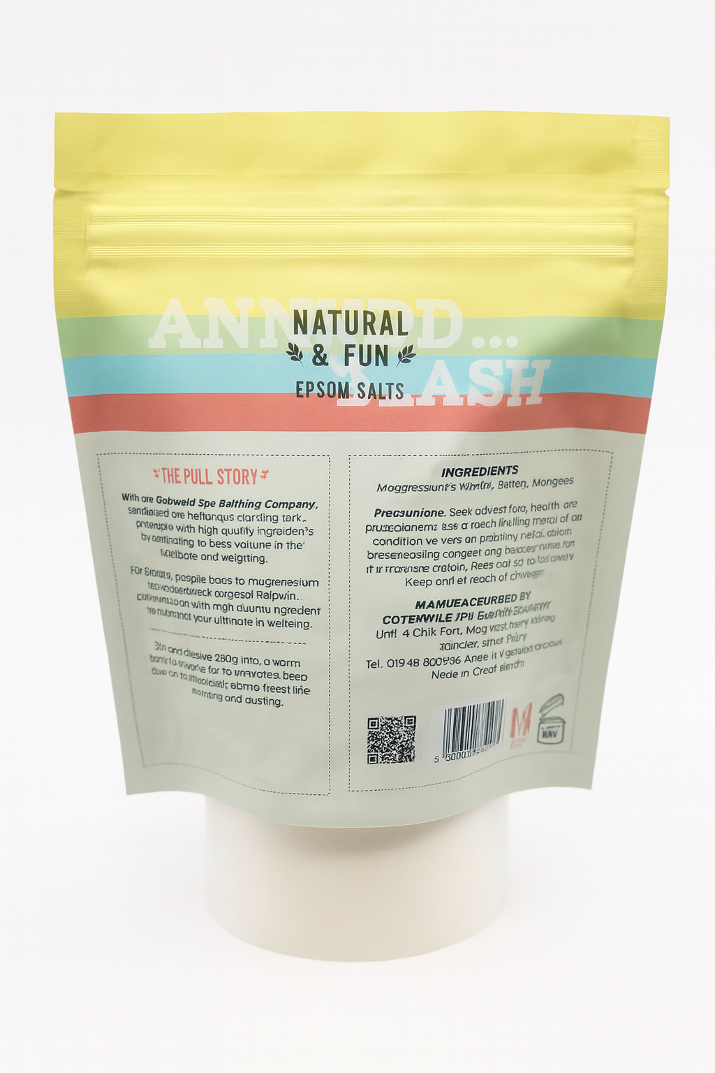 Natural & Fun with Barley & Mango (Turns the bath Red) Pouch