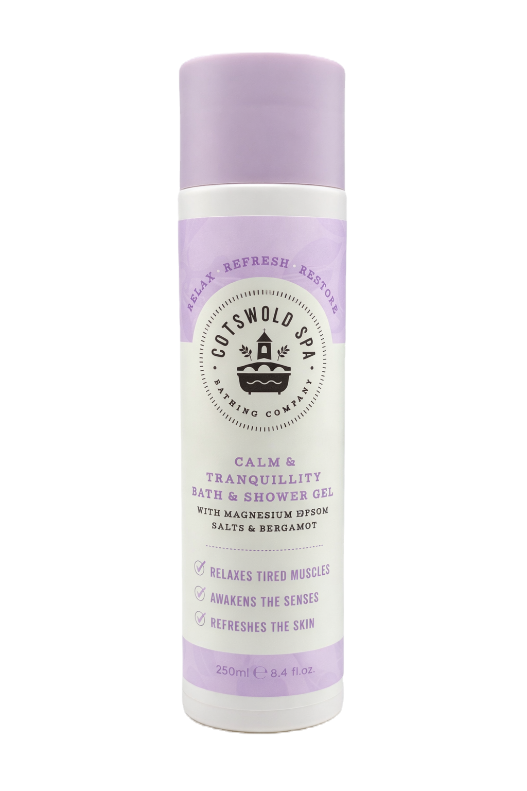 Calm & Tranquillity Epsom Salts Shower Gel (Bergamot)