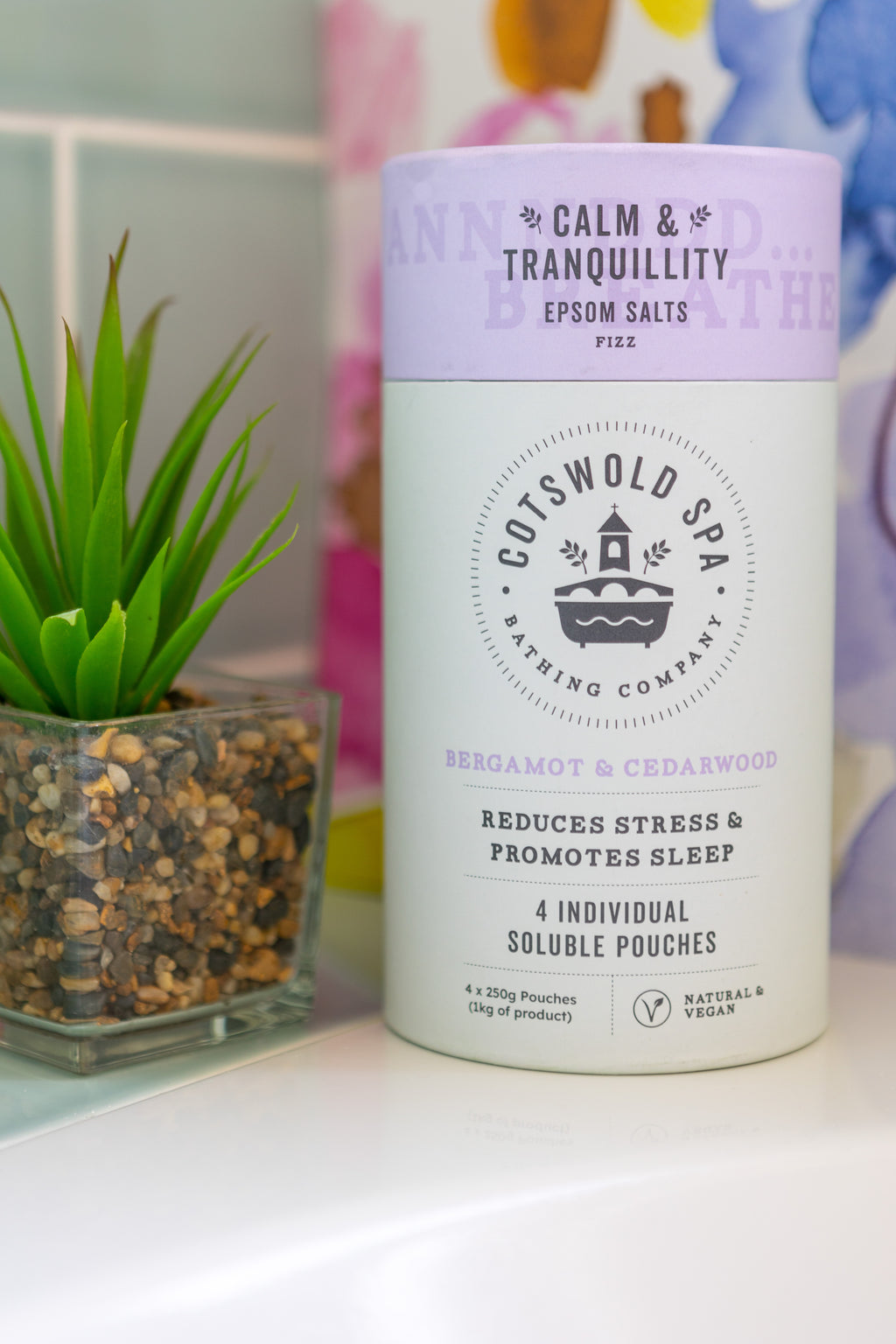 Luxury Range Calm & Tranquillity Epsom Salts with Bergamot & Cedarwood (1Kg)