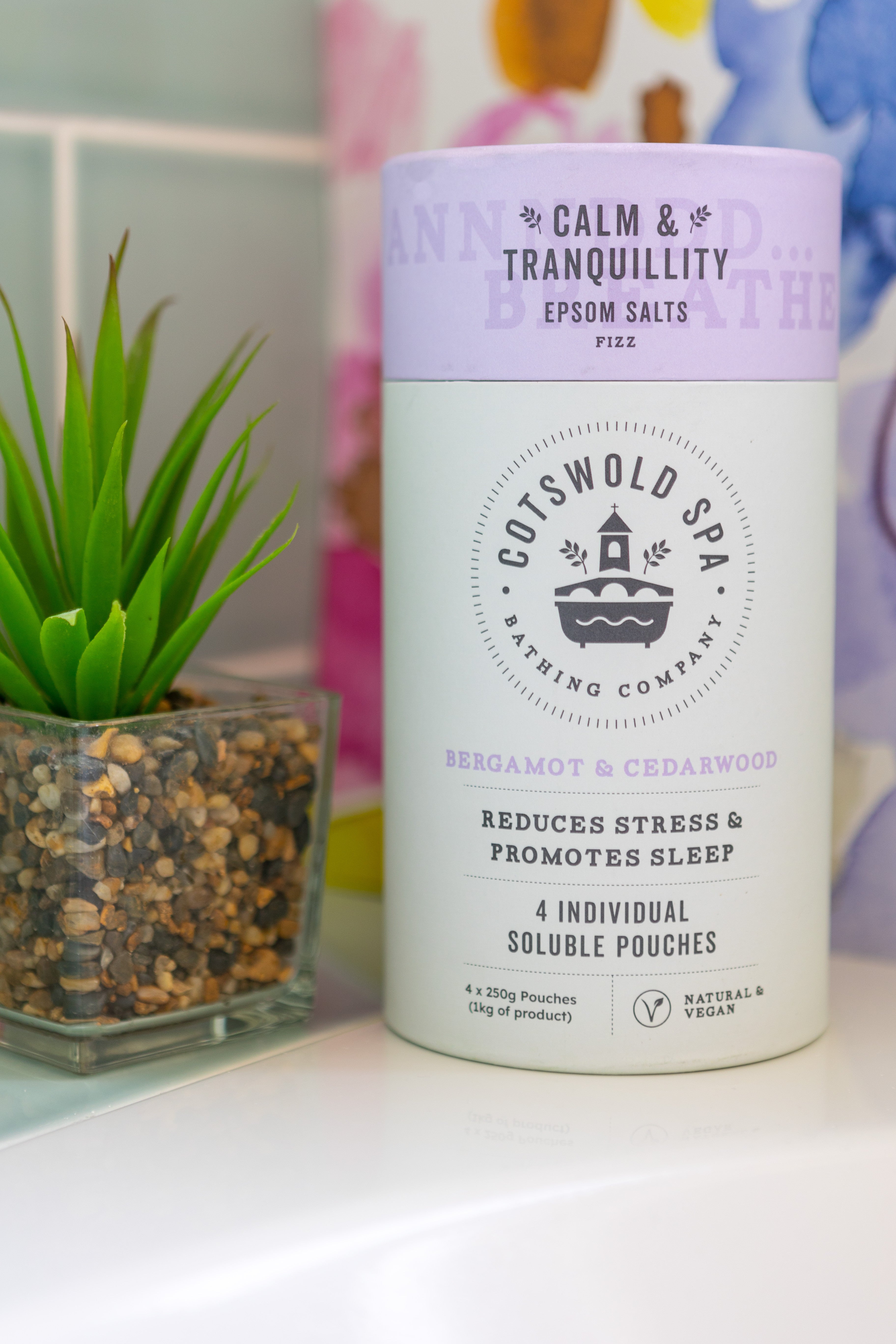 Luxury Range Calm & Tranquillity Epsom Salts with Bergamot & Cedarwood (1Kg)